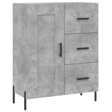 Concrete Grey Sideboard - Durable & Stylish Storage Solution