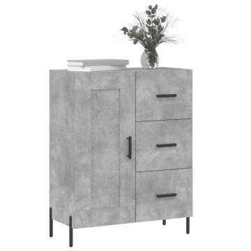 Concrete Grey Sideboard - Durable & Stylish Storage Solution