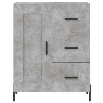 Concrete Grey Sideboard - Durable & Stylish Storage Solution