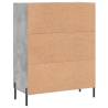 Concrete Grey Sideboard - Durable & Stylish Storage Solution