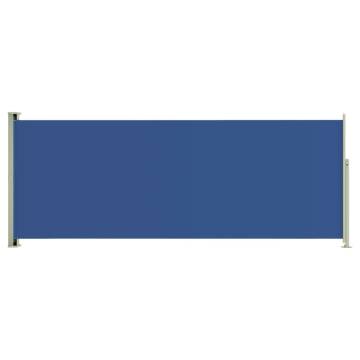 Patio Retractable Side Awning 117x300 cm Blue | HipoMarket