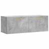 Wall Cabinet Concrete Grey 100x36.5x35 cm - HipoMarket