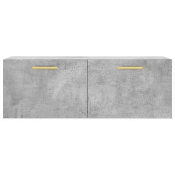 Wall Cabinet Concrete Grey 100x36.5x35 cm - HipoMarket