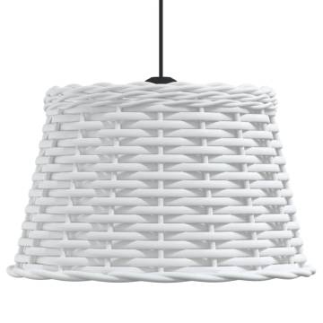 Ceiling Lamp Shade White Ø38x23 cm Wicker - Elegant Lighting