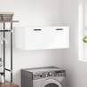 Wall Cabinet White 80x36.5x35 cm - Stylish Storage Solution