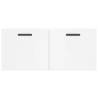 Wall Cabinet White 80x36.5x35 cm - Stylish Storage Solution