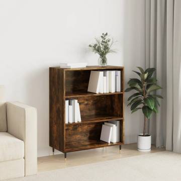 Bookcase Smoked Oak - Modern Engineered Wood Storage