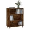 Bookcase Smoked Oak - Modern Engineered Wood Storage