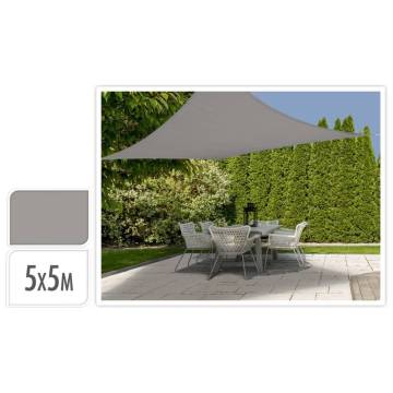 ProGarden Shade Cloth 5x5m Grey Square - UV Protection & Comfort