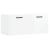 High Gloss White Wall Cabinet - Stylish & Functional Storage