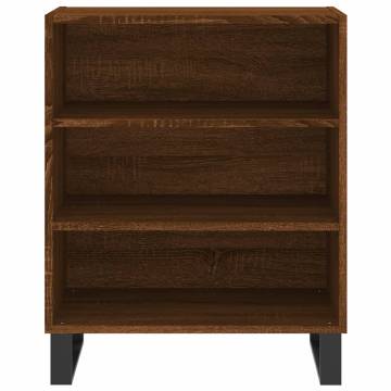 Trendy Brown Oak Sideboard - 57x35x70 cm Engineered Wood