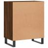 Trendy Brown Oak Sideboard - 57x35x70 cm Engineered Wood