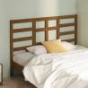 Bed Headboard Honey Brown 126x4x104 cm Solid Wood Pine Colour honey brown Size 126 x 104 cm Quantity in Package 1 