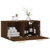 Wall Cabinet Brown Oak 80x36.5x35 cm - Stylish Storage Solution