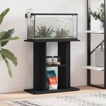 Aquarium Stand Black 60x30x60 cm - Stylish & Durable Design