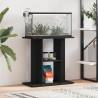 Aquarium Stand Black 60x30x60 cm Engineered Wood Colour black Size 60 x 30 x 60 cm 