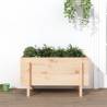 Garden Raised Bed 101x50x57 cm Solid Wood Pine Colour natural pine Size 101 x 50 x 57 cm Quantity in Package 1 