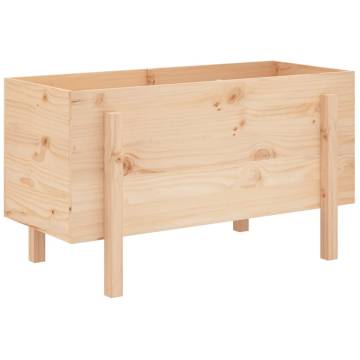 Garden Raised Bed 101x50x57 cm - Solid Wood Pine | HipoMarket