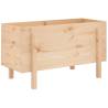 Garden Raised Bed 101x50x57 cm - Solid Wood Pine | HipoMarket