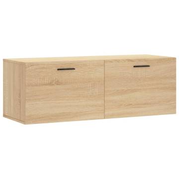 Sonoma Oak Wall Cabinet - 100x36.5x35 cm - Stylish & Practical