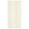 Balcony Screen Cream 120x240 cm | Water-Resistant Privacy