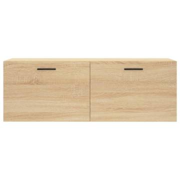 Sonoma Oak Wall Cabinet - 100x36.5x35 cm - Stylish & Practical