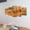 Exotic Canvas Wall Print Set Lions - 100 x 50 cm | Hipo Market