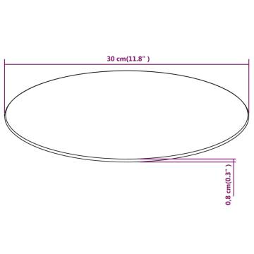 Shop Table Top Tempered Glass Round 300 mm | HipoMarket