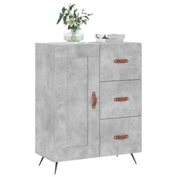 Sideboard Concrete Grey - Stylish Engineered Wood Storage Unit