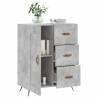 Sideboard Concrete Grey - Stylish Engineered Wood Storage Unit