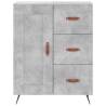 Sideboard Concrete Grey - Stylish Engineered Wood Storage Unit