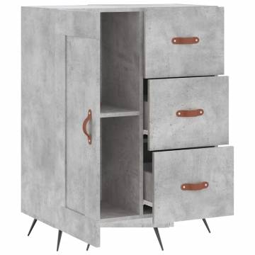 Sideboard Concrete Grey - Stylish Engineered Wood Storage Unit