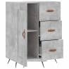 Sideboard Concrete Grey - Stylish Engineered Wood Storage Unit