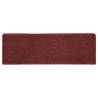 Carpet Stair Treads - 15 pcs Matte Red | HipoMarket