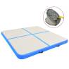 Inflatable Gymnastics Mat with Pump 200x200x15 cm PVC Blue Colour blue Size 200 x 200 x 15 cm Quantity in Package 1 