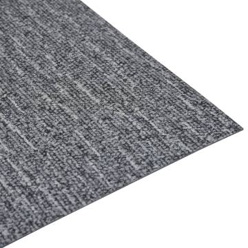 Self-Adhesive Grey PVC Flooring Planks - 20 pcs | HipoMarket