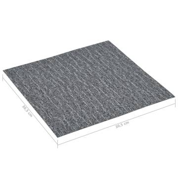 Self-Adhesive Grey PVC Flooring Planks - 20 pcs | HipoMarket