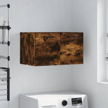 Wall Cabinet Smoked Oak - Stylish Storage Solution