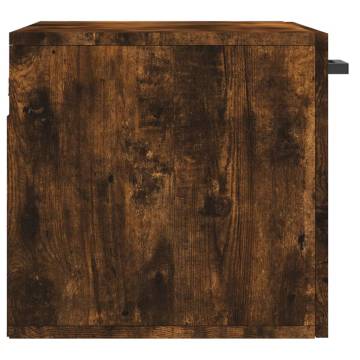 Wall Cabinet Smoked Oak - Stylish Storage Solution