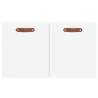 White Wall Cabinet 60x36.5 cm | Stylish Home Storage