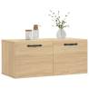 Sonoma Oak Wall Cabinet - Stylish & Space-Saving Storage