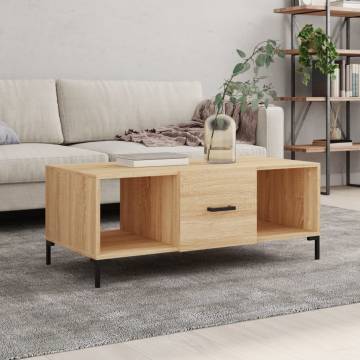 Sonoma Oak Coffee Table - Stylish & Durable | Hipo Market