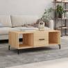 Coffee Table Sonoma Oak 102x50x40 cm Engineered Wood Colour sonoma oak Quantity in Package 1 