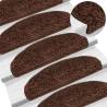 Stair Mats 10 pcs 65x21x4 cm Brown Colour brown Size 65 x 21 x 4 cm Quantity in Package 10 