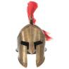 Greek Warrior Helmet Replica | Antique Brass & Steel - HipoMarket