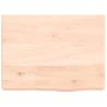 Wall Shelf 40x30x(2-4) cm Untreated Solid Wood Oak - HipoMarket