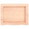 Wall Shelf 40x30x(2-4) cm Untreated Solid Wood Oak - HipoMarket