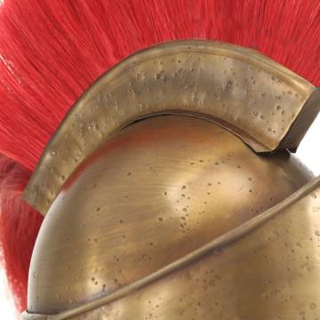 Greek Warrior Helmet Replica | Antique Brass & Steel - HipoMarket