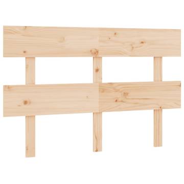 Stylish Solid Wood Pine Bed Headboard - 184x3x81 cm