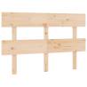 Stylish Solid Wood Pine Bed Headboard - 184x3x81 cm